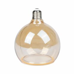 Bombilla LED Globo Filamento - 6W - luz ámbar