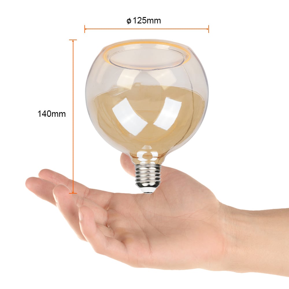 Bombilla LED Globo Filamento - 6W - luz ámbar 9 Bombilla LED Globo Filamento - 6W - luz ámbar - Imagen 9