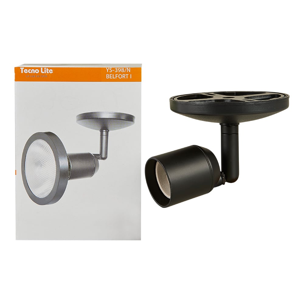 Reflector dirigible de sobreponer - para 1 PAR30 - Acabado negro 3 Reflector dirigible de sobreponer - para 1 PAR30 - Acabado negro - Imagen 3