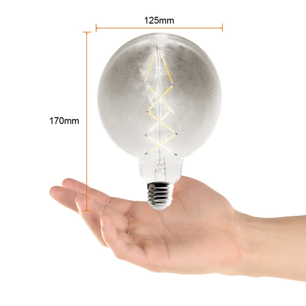Bombilla Globo LED filamento - 7W - Luz cálida 5 Bombilla Globo LED filamento - 7W - Luz cálida - Imagen 5