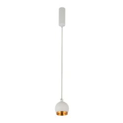 Lámpara de suspender HELVETIOS II - 8W - Acabado blanco - Luz cálida
