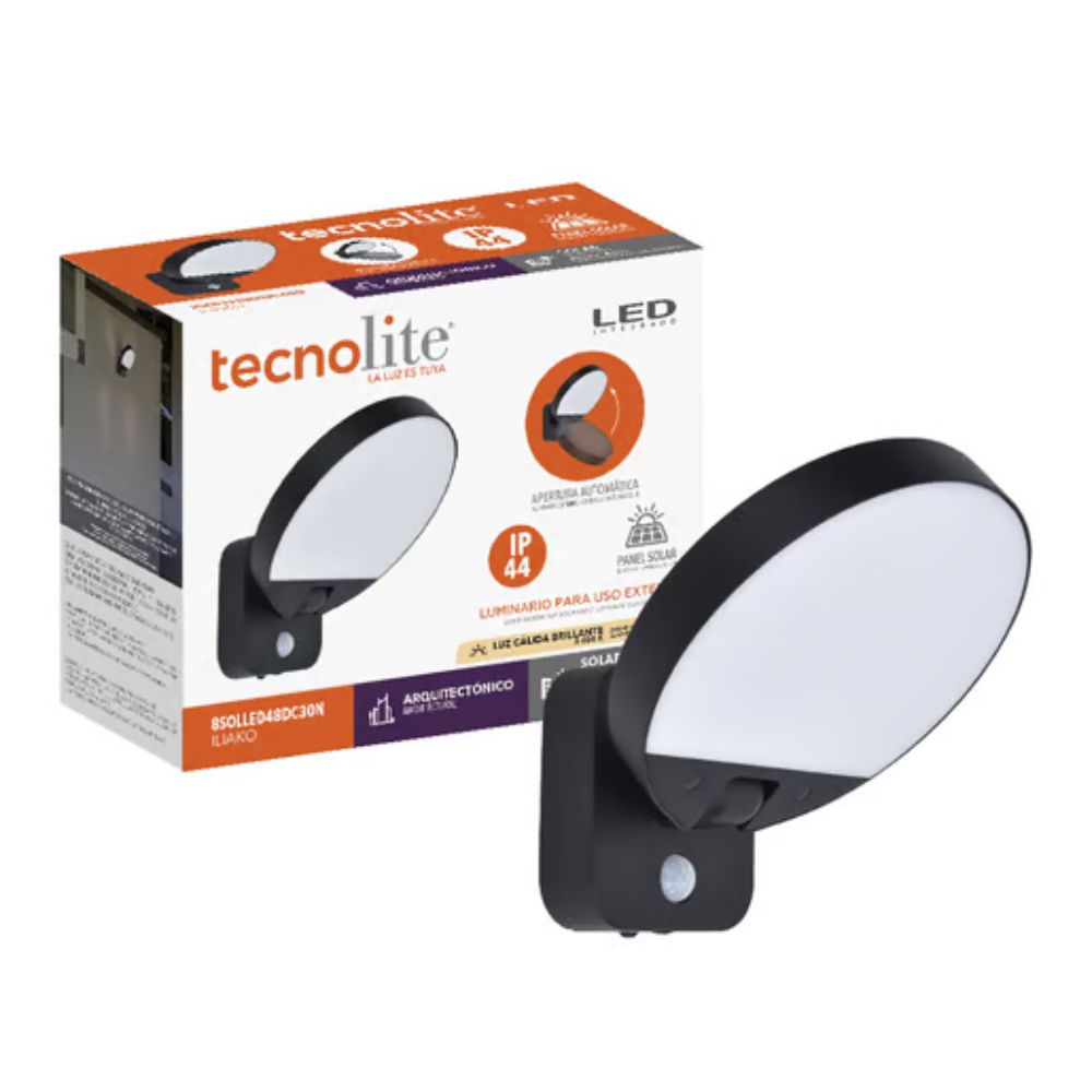 Lámpara solar de pared - Todo en uno - 8.5W - Luz cálida 3 Lámpara solar de pared - Todo en uno - 8.5W - Luz cálida - Imagen 3