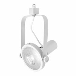 Lámpara de riel para bombillo reflector LED PAR38 - Acabado blanco