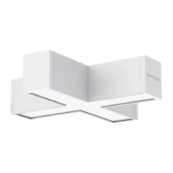 Luminaria en X para sistema Vector 0-10V - 12W/24W - Luz cálida