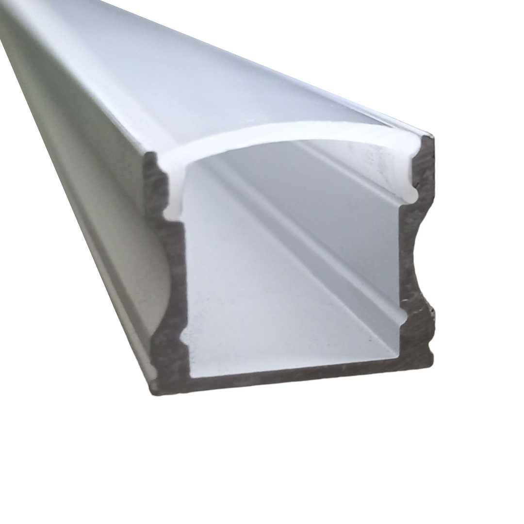 Perfil para cinta LED - Para interior - Aluminio - De Sobreponer - Lente satinado 5 Perfil para cinta LED - Para interior - Aluminio - De Sobreponer - Lente satinado - Imagen 5