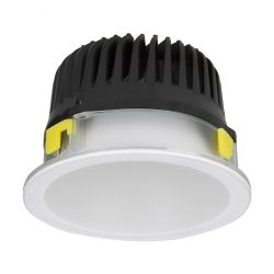 Ojo de buey empotrable LED - 74W - Acabado blanco - Luz cálida