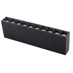 Luminaria de sobreponer LED - 20W - Acabado negro - Luz cálida