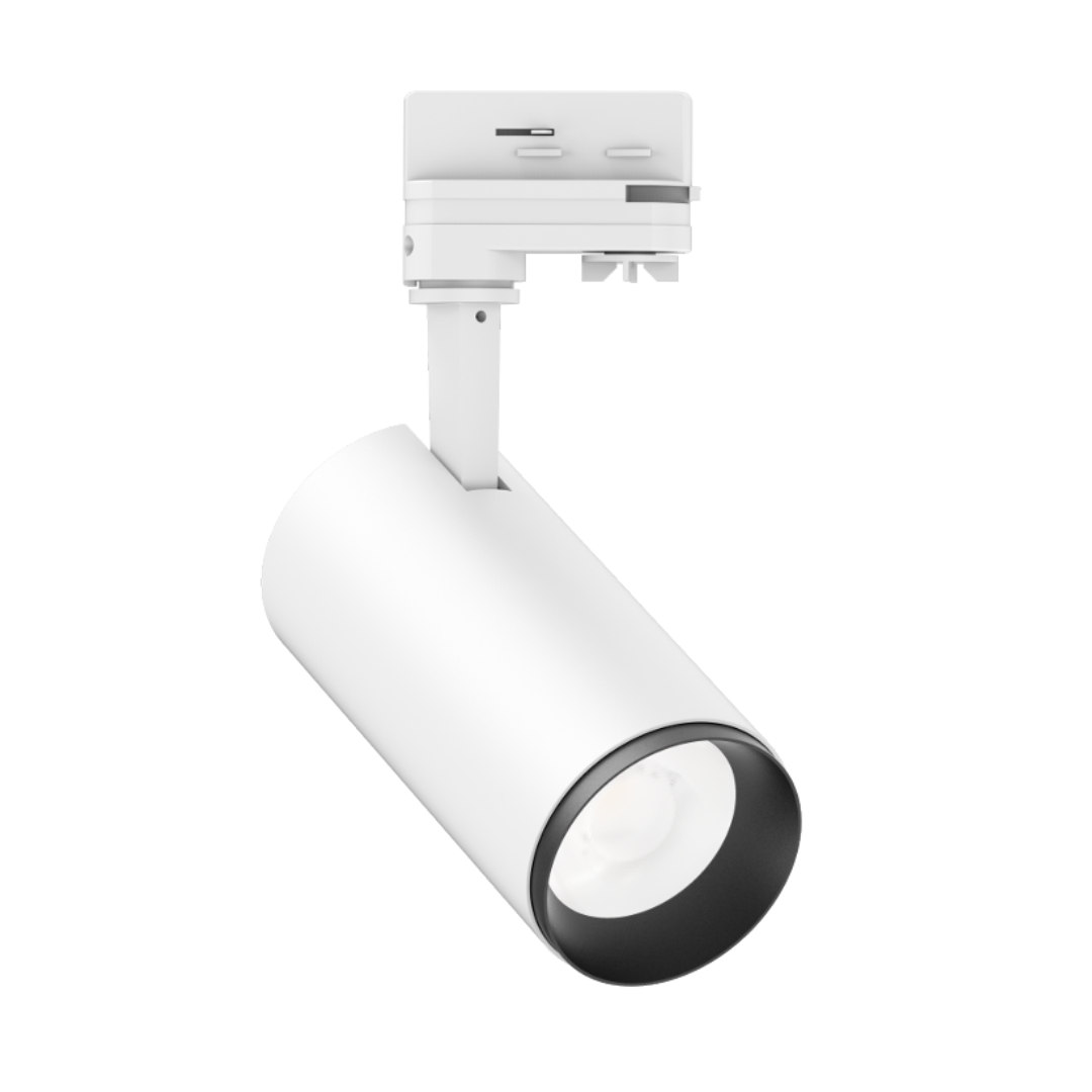 Lámpara de riel con LED integrado - 15W - Acabado blanco - Luz cálida 1 Lámpara de riel con LED integrado - 15W - Acabado blanco - Luz cálida