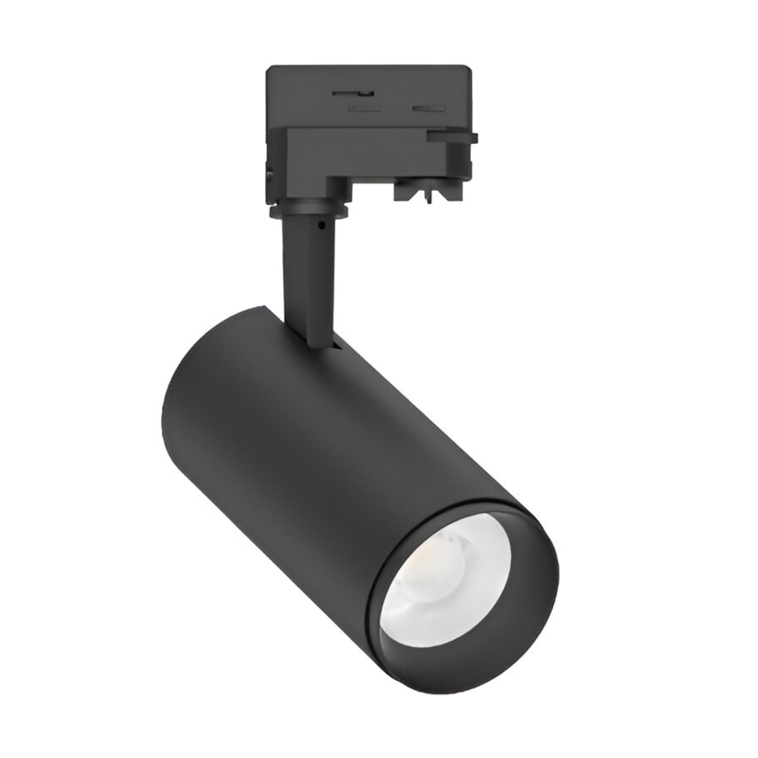 Lámpara de riel con LED integrado - 30W - Acabado negro - Luz cálida 1 Lámpara de riel con LED integrado - 30W - Acabado negro - Luz cálida