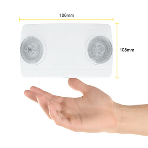 Lámpara de emergencia - LED integrado - 2W - cabezas dirigibles 5 Lámpara de emergencia - LED integrado - 2W - cabezas dirigibles - Imagen 5