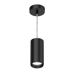 Lámpara de suspender Focus suspendido - 30W - Acabado negro - Luz cálida