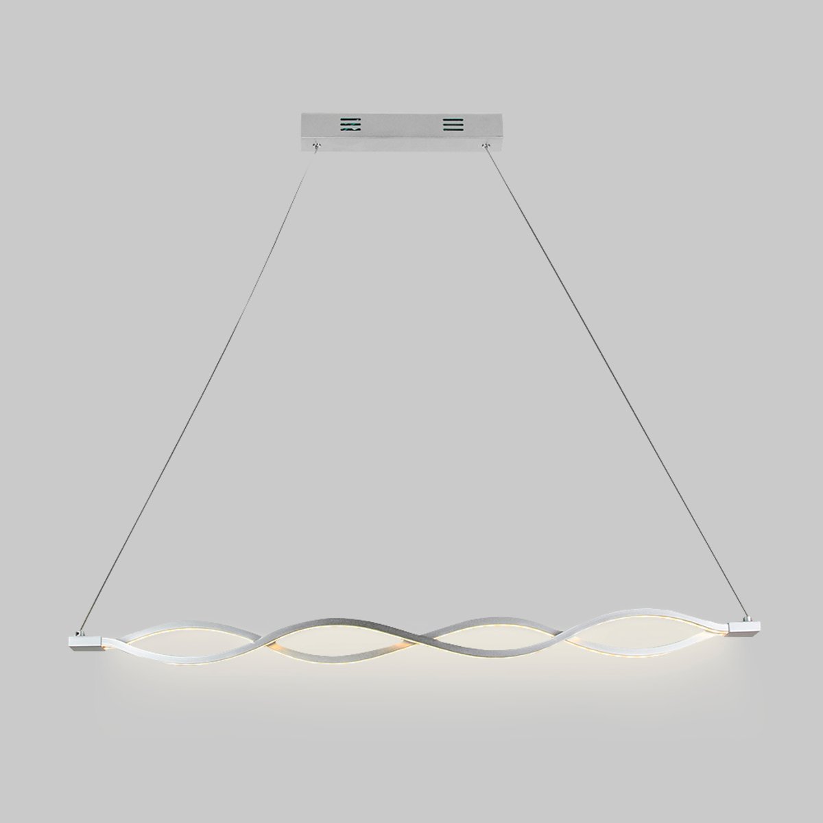 Lámpara de suspender VELORUM - 22W - Acabado satinado - Luz cálida 2 Lámpara de suspender VELORUM - 22W - Acabado satinado - Luz cálida - Imagen 2