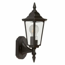 Farol de pared - Para 1 luz E27 - Acabado negro