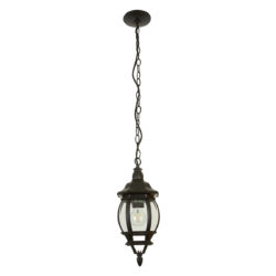 Farol para suspender - 26W - Para 1 luz E27 - Acabado negro