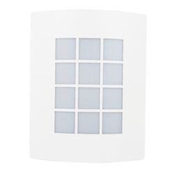 Lámpara de pared exterior - Para 1 luz E27 - Acabado blanco