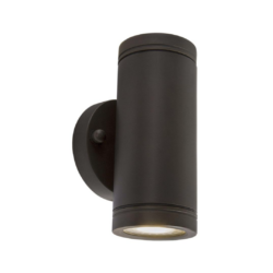 Lámpara de pared exterior - Para 1 luz GU10 - Acabado bronce