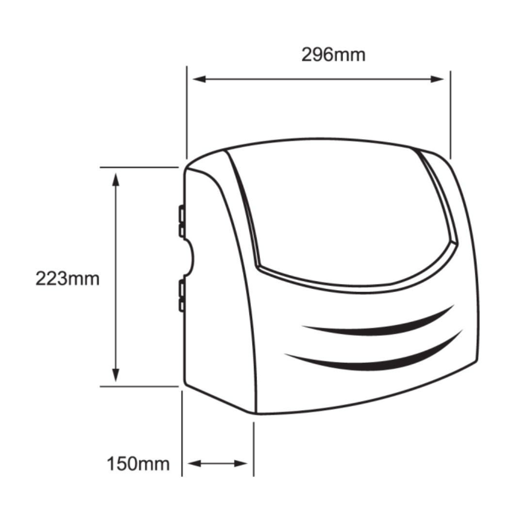 Lámpara de pared exterior - LED integrado - 35W - Luz fría - Acabado negro 4 Lámpara de pared exterior - LED integrado - 35W - Luz fría - Acabado negro - Imagen 4
