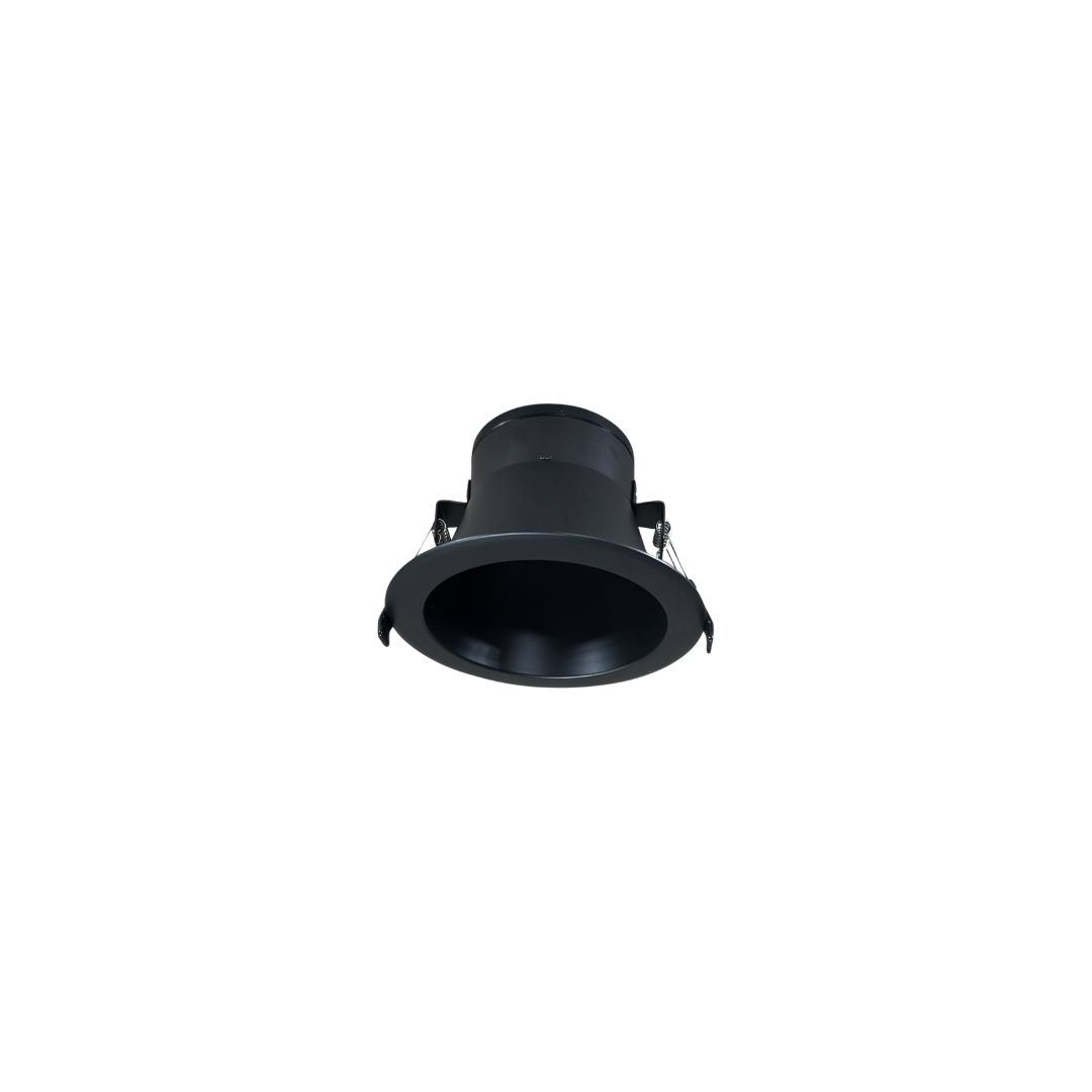 Ojo de buey empotrable LED - 9W - Acabado negro - Luz neutra 1 Ojo de buey empotrable LED - 9W - Acabado negro - Luz neutra