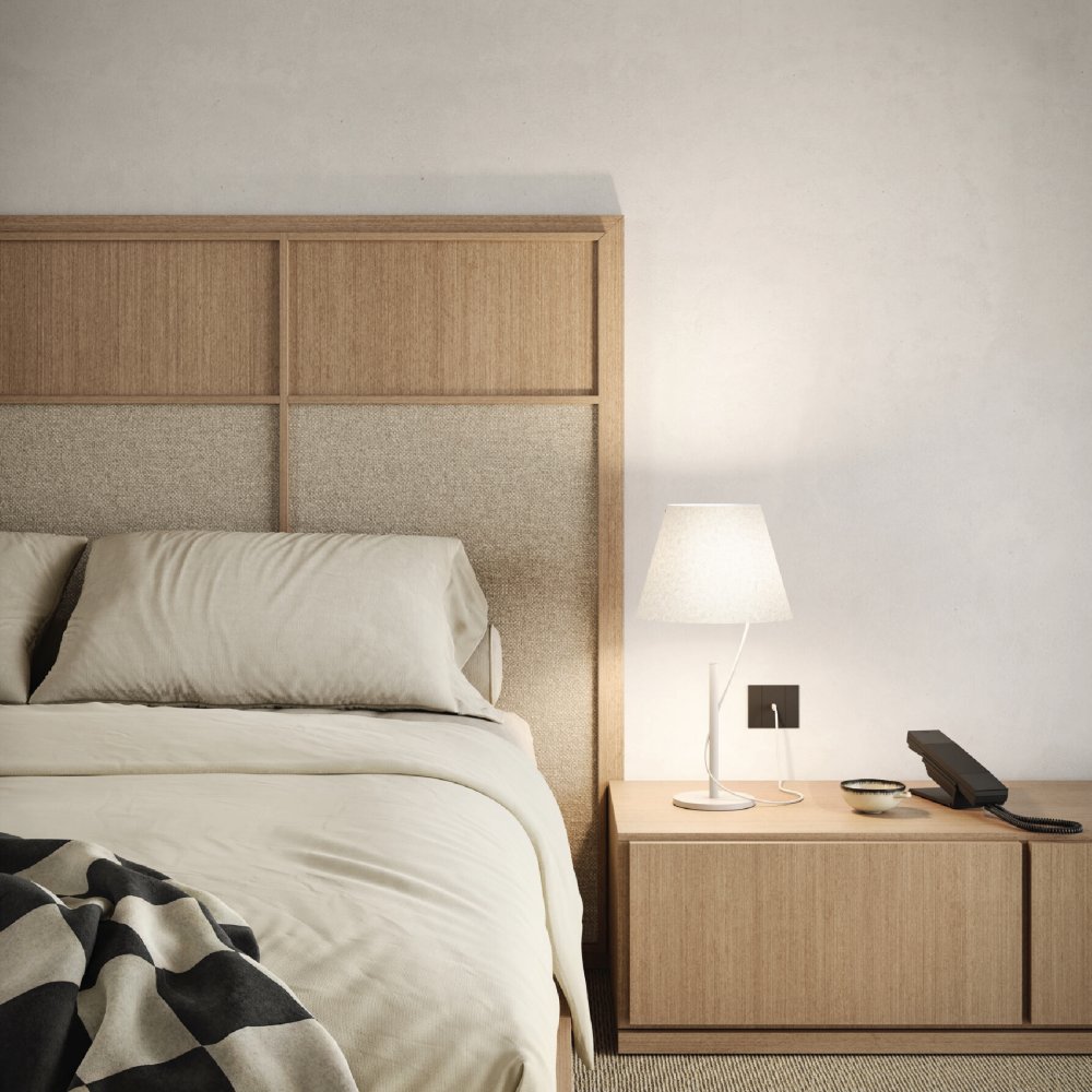 Lámpara de mesa SAN BLAS VELADOR - 6.5W - Acabado blanco - Luz cálida 2 Lámpara de mesa SAN BLAS VELADOR - 6.5W - Acabado blanco - Luz cálida - Imagen 2