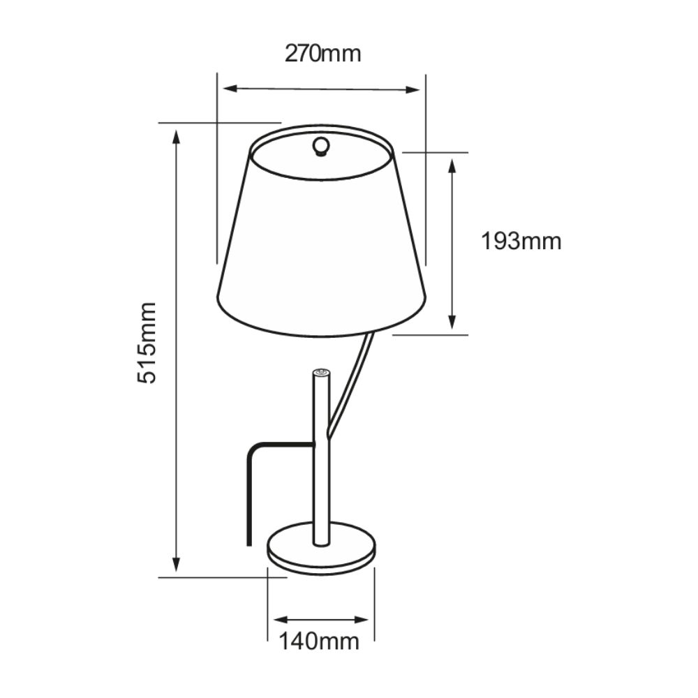 Lámpara de mesa SAN BLAS VELADOR - 6.5W - Acabado blanco - Luz cálida 3 Lámpara de mesa SAN BLAS VELADOR - 6.5W - Acabado blanco - Luz cálida - Imagen 3
