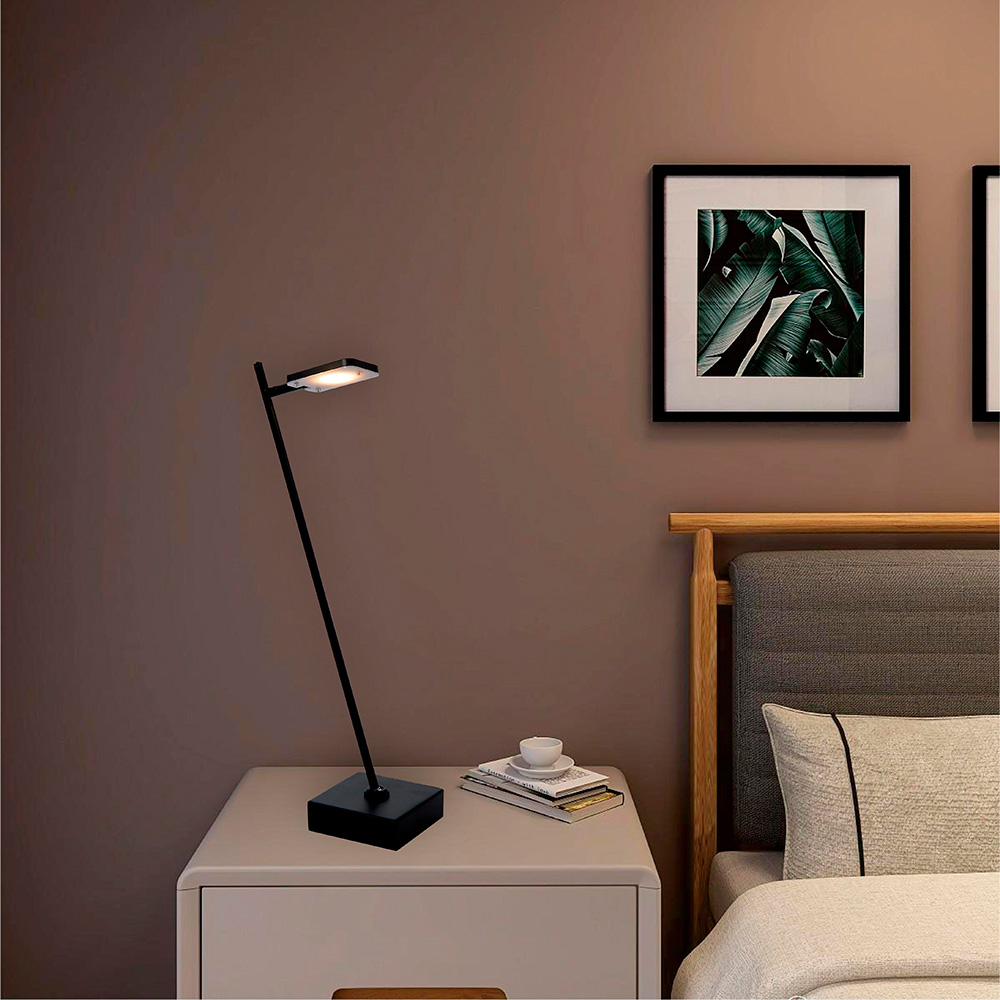 Lámpara de mesa SAN VICENTE VELADOR - 6W - Acabado negro - Luz cálida 4 Lámpara de mesa SAN VICENTE VELADOR - 6W - Acabado negro - Luz cálida - Imagen 4