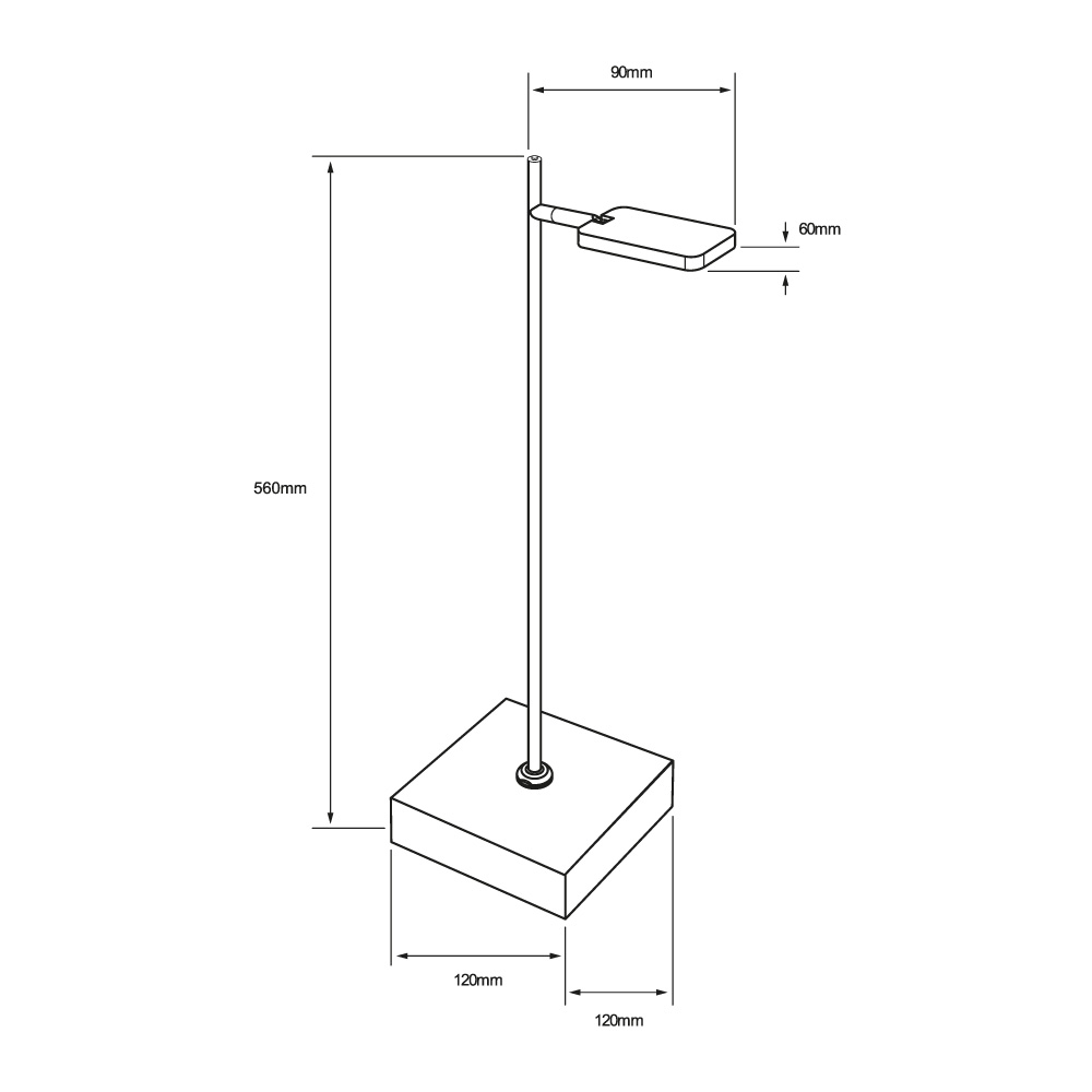 Lámpara de mesa SAN VICENTE VELADOR - 6W - Acabado negro - Luz cálida 6 Lámpara de mesa SAN VICENTE VELADOR - 6W - Acabado negro - Luz cálida - Imagen 6