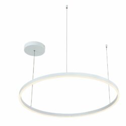 Lámpara de suspender MARTINICA - 40W - Acabado blanco - Luz cálida
