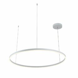 Lámpara de suspender MARTINICA - 70W - Acabado blanco - Luz cálida