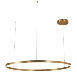 Lámpara de suspender MARTINICA - 70W - Acabado dorado - Luz cálida