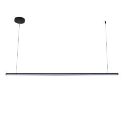 Lámpara de suspender EGADAS - 17W - Acabado negro - Luz cálida