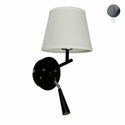 Lámpara de pared interior - Para 1 luz E27 - Acabado blanco