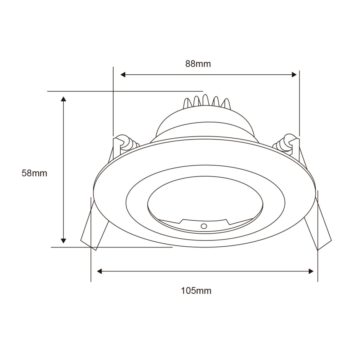 Ojo de buey - para 1 lámpara GX5.3 - Orientable 7 Ojo de buey - para 1 lámpara GX5.3 - Orientable - Imagen 7